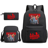 Stranger Things Hellfire Club Backpack Three-Piece Backpack Printed Pattern