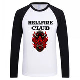 Stranger Things Hellfire Club T Shirt T-shirt Printed Men's Long Sleeve