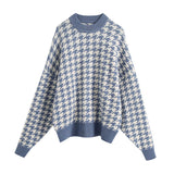 Preppy Aesthetic Sweater Women's Autumn Fashion round Sweater