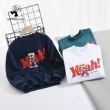 Children Boy Hoodie Autumn Winter Children's Fleece-Lined Sweater Warm Hoodie