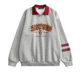 Preppy Aesthetic Sweatshirt Leisure Sports Sweater Male Loose