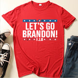 Let'S Go Brandon T Shirt Short Sleeve Men'S And Women'S T-Shirt Top