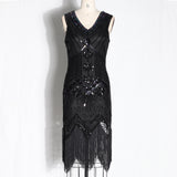 1920S Dress Women's Vintage Dress Tassel Evening Dress