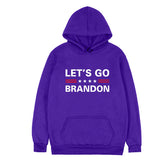 Let'S Go Brandon Hoodie Winter English Letters Printed Hoodie