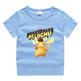 Children Pokemon Pikachu T Shirt Cotton T-shirt Casual Sports