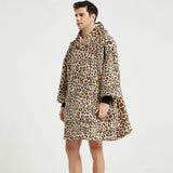 Hoodies Blankets Hooded Lazy Blanket plus Size Home Leisure