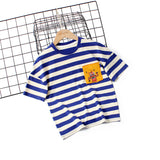 Children T Shrits Summer Boys Cartoon Short Sleeve Loose Short Sleeve