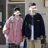 Baggy Jacket Spring and Autumn Embroidered Corduroy Jacket Men's Loose