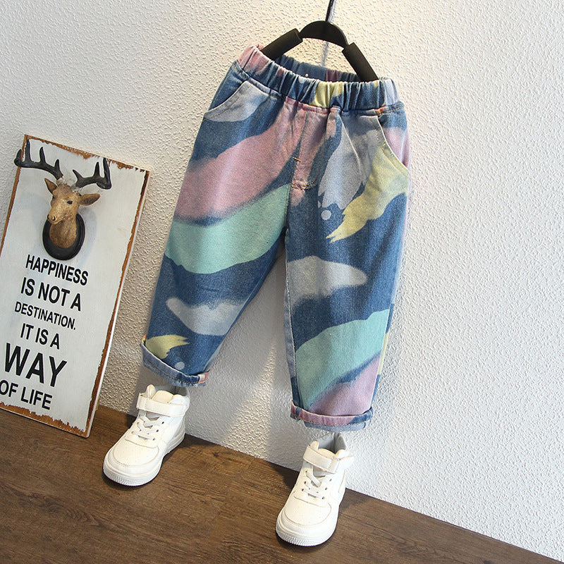 Toddler Boys Pants Boys' Jeans Casual Pants Loose