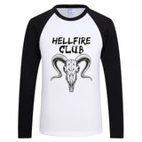 Stranger Things Hellfire Club T Shirt T-shirt Printed Men's Long Sleeve