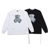We11 Done Sweatshirts Welldone Color Logo Letter Printing Men and Women