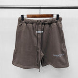 Fog Fear of God Essentials Shorts Double-Line Velvet Shorts Reflective Drawstring Shorts