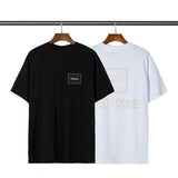 We11 Done T Shirts Reflective Summer Loose Couple Cotton