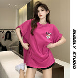 Bugs Bunny Shirt Women's Printed Loose Short Sleeve T-shirt