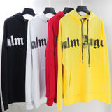 Palm Angels Hoodie Terry Hooded Sweater Men's and Women's Loose Coat