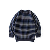 Children Boy Hoodie Jeans for Autumn Boy's Bathroom Striped Long Sleeve