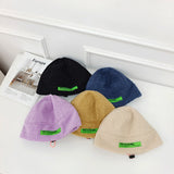 Beanies Lamb Wool Hat for Men and Women Autumn and Winter Letter Labeling Thermal Head Cover Beanie Hat