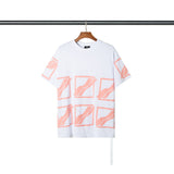 We11 Done T Shirts Men's and Women's Same Loose Cartoon Pattern Pure Cotton