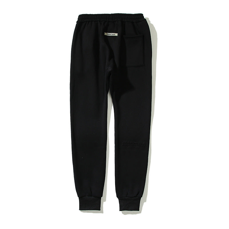 Kanye West Sunday Service Pant Fog Embossed Embossed Double Line Leisure Velvet Sweatpants