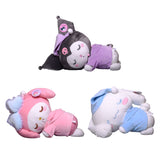 My Melody Plush Cartoon Sleep with Face down Series Clow M Melody Cinnamon Dog Plush Toy Doll Pillow Kulomi