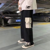 Men Pants Men's Loose Color Matching plus Size Leisure Sports