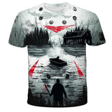 Michael Myers T Shirt Summer European and American Personalized Fashion Street Short Sleeve T-shirt