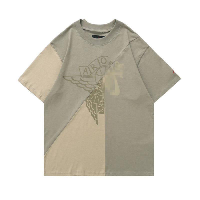 Travis Scott Astroworld Shirt Stitching Printing Short Sleeve T-shirt
