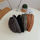 Beanies Japanese-Style Retro Painter Cap Corduroy Beret Children