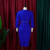 Nina Parker plus Size Dresses Temperament plus Size Dress