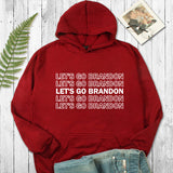 Let'S Go Brandon Hoodie Spring And Autumn Leisure Long Sleeve Youth Pullover Hooded Sweater