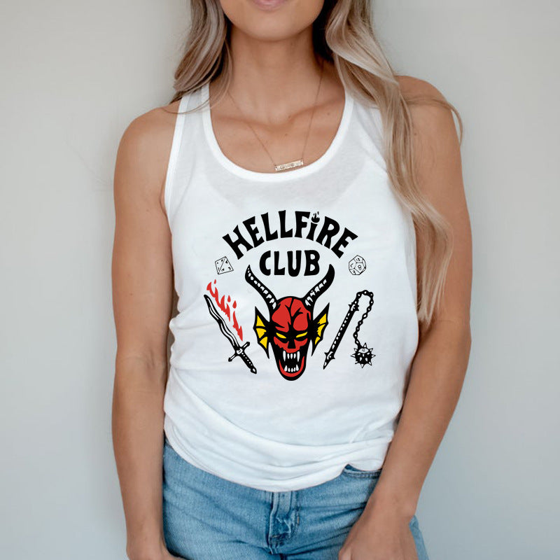 Stranger Things Hellfire Club Vest Bullhead Devil Top
