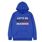 Let'S Go Brandon Hoodie Winter English Letter Printing Fashion Hooded Sweatshirt