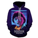 Stranger Things Hellfire Club Coat 3D Digital Printing Anime Hooded Sweater Men's