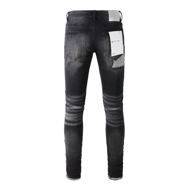 Purple Brand Jeans Black Worn Jeans