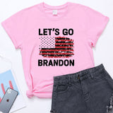 Let's Go Brandon T Shirt Women's Short-Sleeved T-shirt Women's Bottoming Shirt