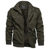Blade Runner Jacket Autumn and Winter Men's Army Fan Cotton Jacket Fleece Padded Coat