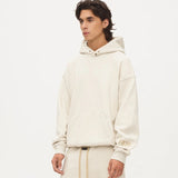 Fog Fear of God Essentials Hoodie Fg7c Flocked Printed Velvet Padded Loose Hoodie Men