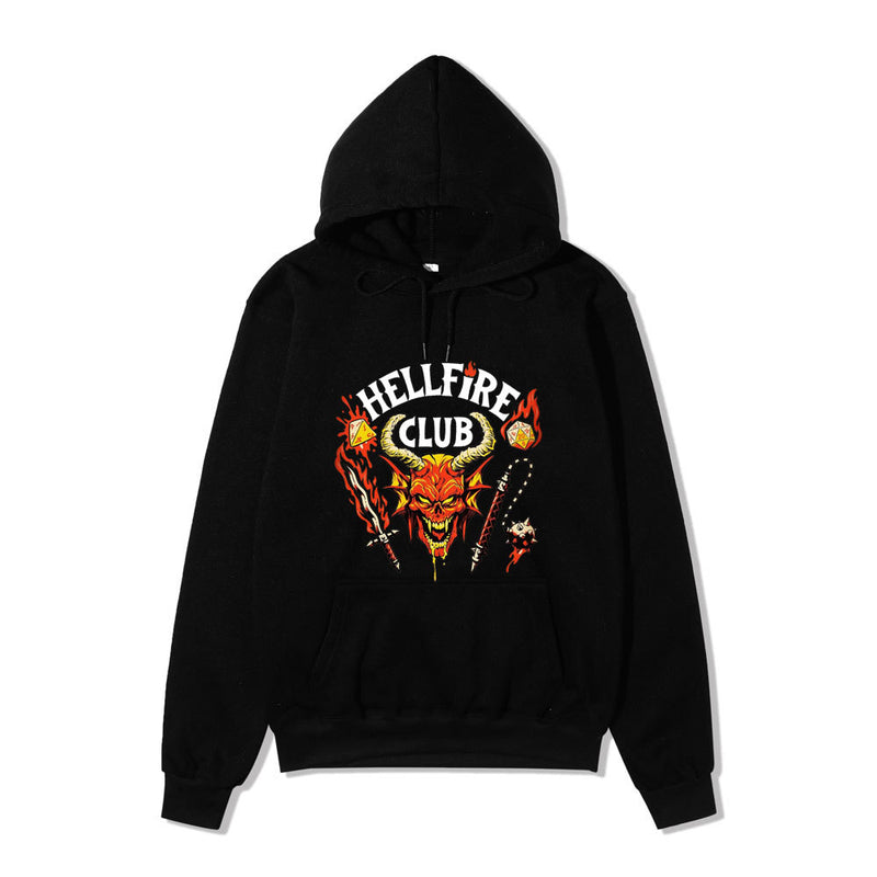 Stranger Things Hoodie Stranger Things Season 4 Printed Hoodie Top
