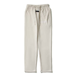 Kanye West Sunday Service Pant Fog Casual Loose Flocked Printed Drawstring