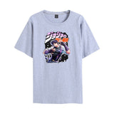 Jojo's Bizarre Adventure Clothing Anime Print Short Sleeve T-shirt