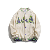 College Jacke Autumn Clothing Letter Patch Embroidered Baseball Uniform Coat Loose Street Couple Jacket