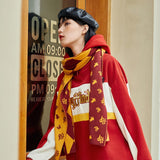 Harry Potter Gryffindor Scarf Harry Potter Same HR Letter Scarf Warm Bib Shawl