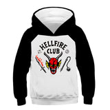 Stranger Things Hellfire Club Coat Children'S Hoodie Digital Printing 3d Sweater Anime Peripheral