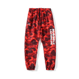 Shark Print Pant Fashion Brand Camouflage Letters Printed Casual Trousers Sweatpants
