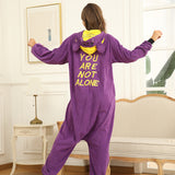 Hoodies Blankets Fleece Cartoon Jumpsuit Pajamas