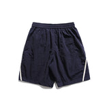 Men Shorts Summer Embroidered Straight Casual Pants Retro