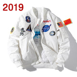 NASA Varsity Jacket Casual Coat Men's Embroidered Loose Autumn and Winter