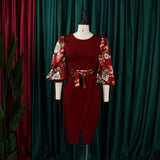 Nina Parker plus Size Dresses plus Size Temperament Dress