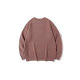 Mens Fall Outfits Autumn and Winter Bear Brocade Sweater Men and Women Loose Couple Sweater Students