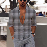 Men Beach T Shirts Long Sleeve Shirt Loose plus Size Men